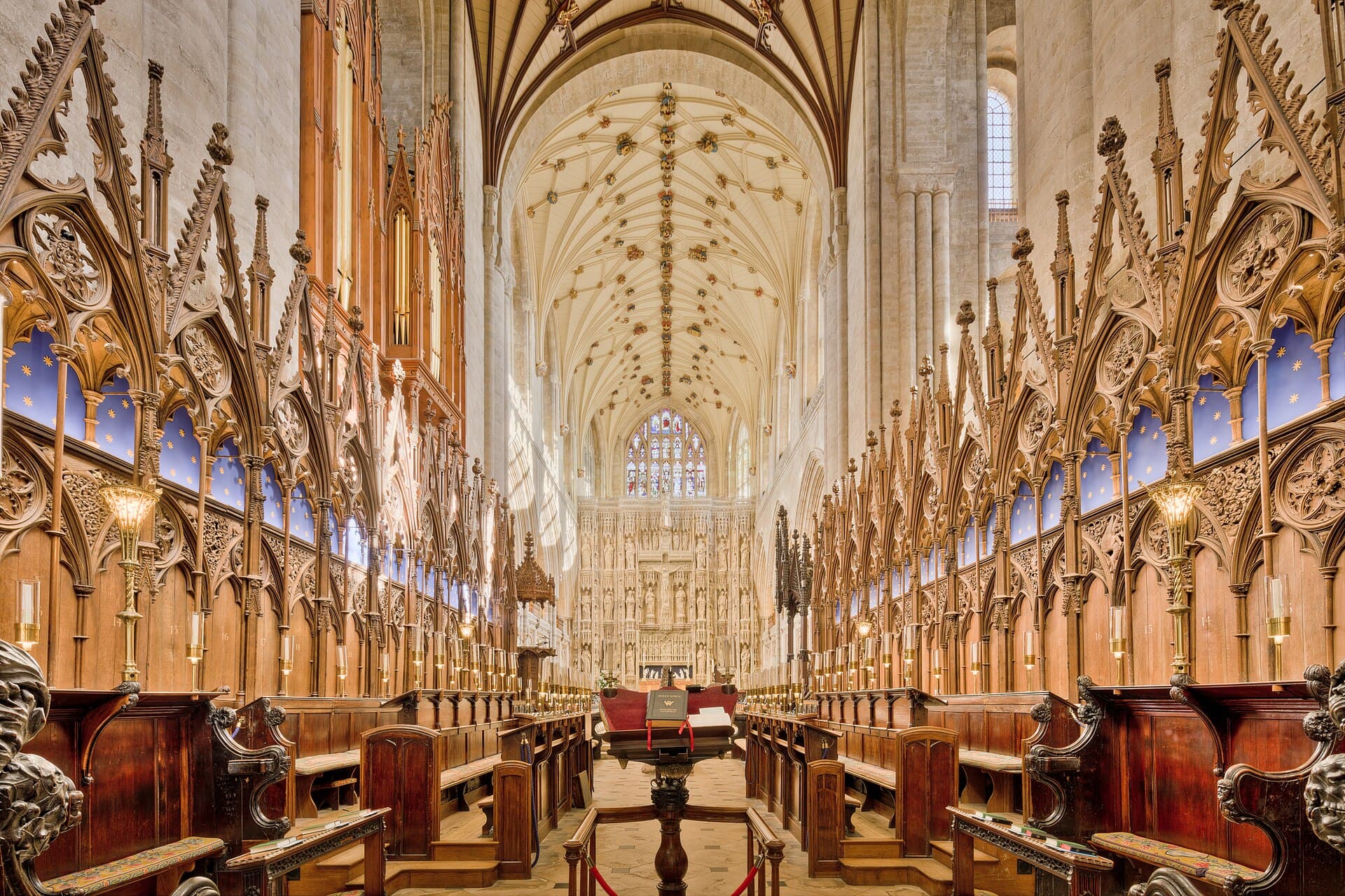 La catedral de Winchester. Fotografía de Michael D Beckwith