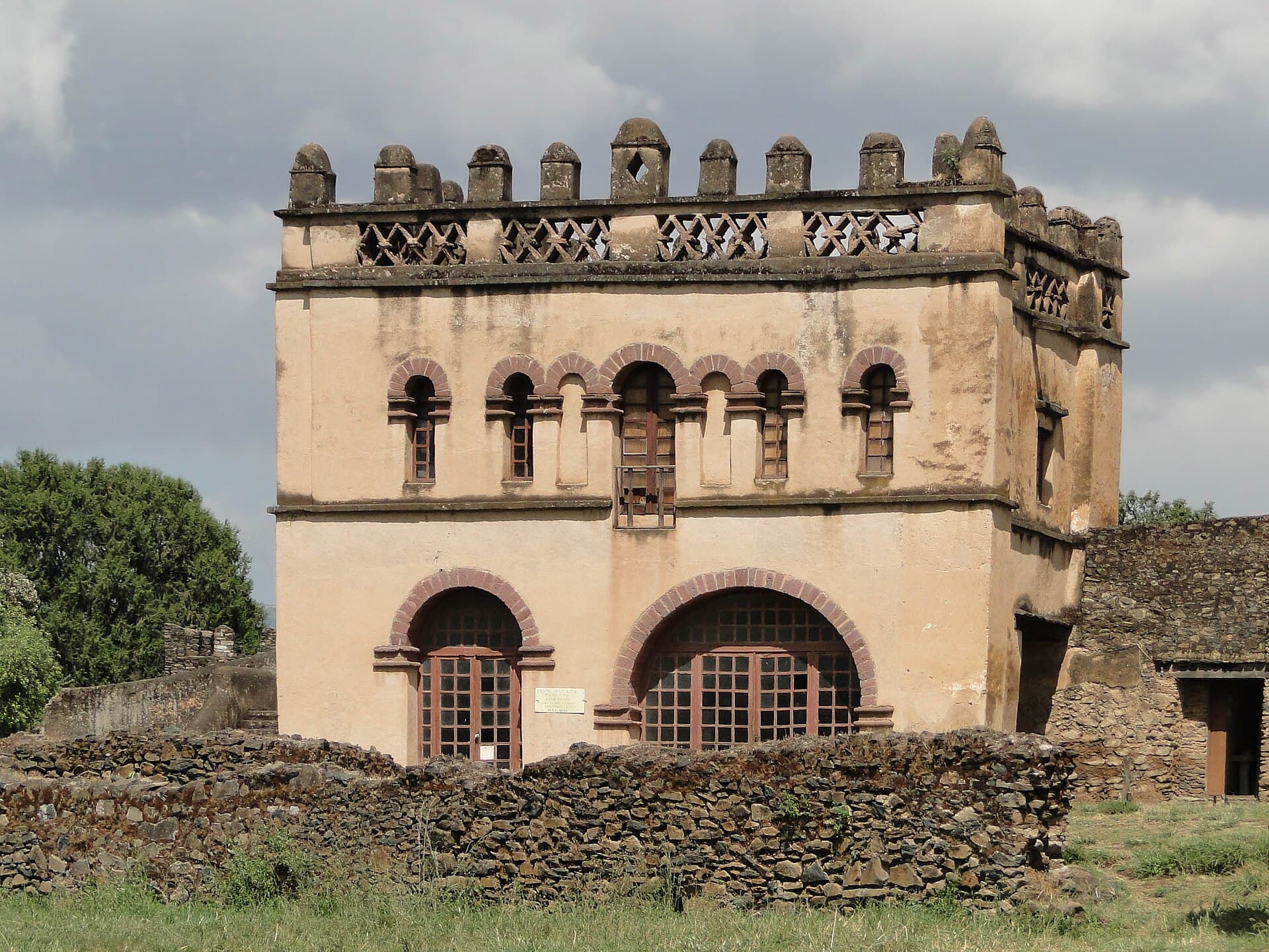 Library of Yohannes I in the Fasil Ghebbi, Gondar, Ethiopia