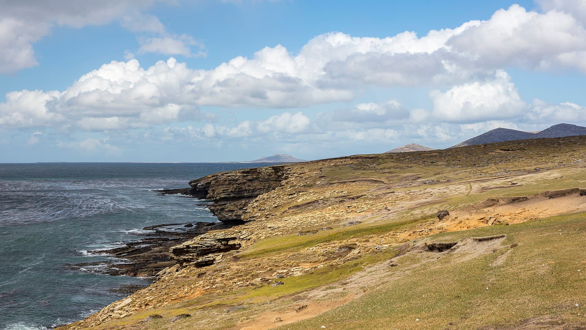 Costa de las Islas Malvinas. Fotografía de Godot13