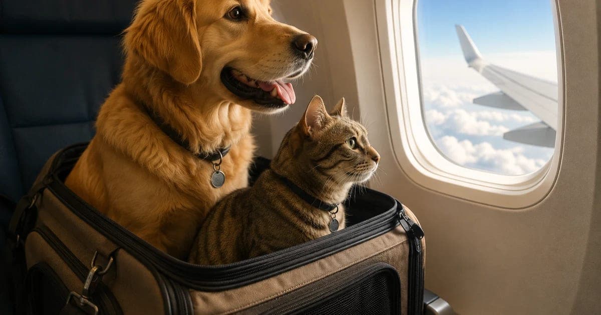 Volar con perro o gato: cabina, bodega, papeles y lo que nadie te cuenta