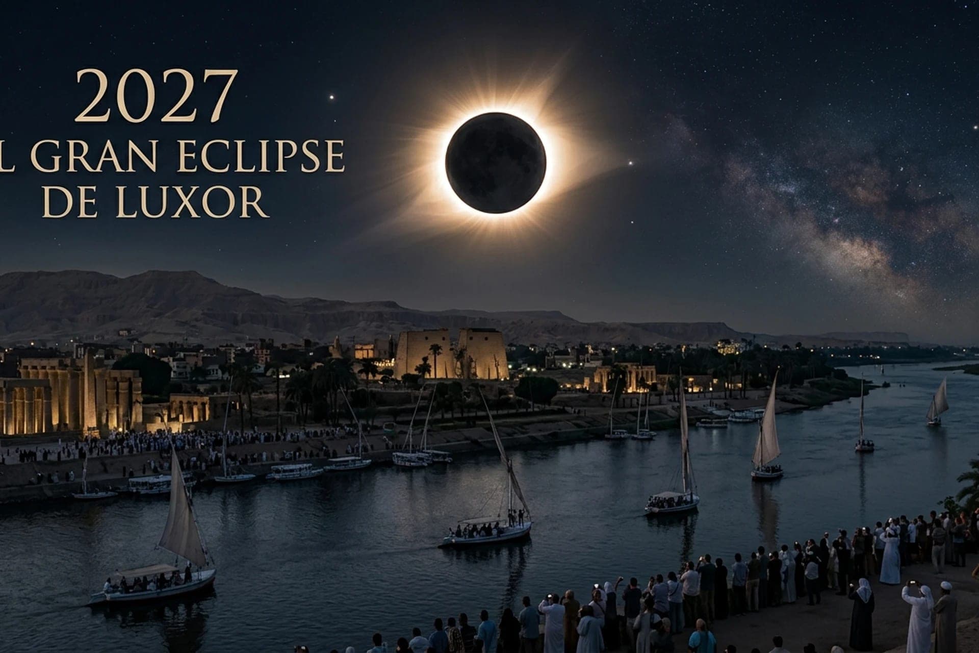 El gran eclipse de Luxor 2027 · Salida exclusiva desde Madrid